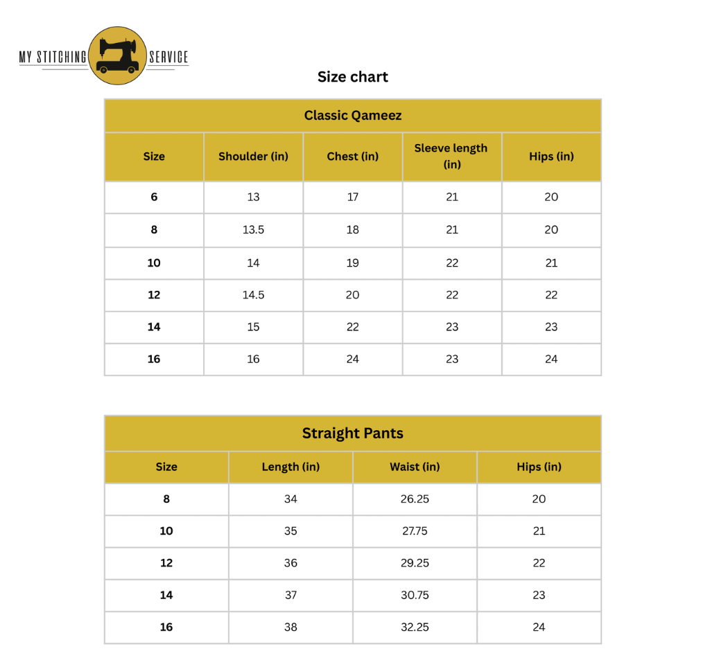 1 Piece Stitching – My Stitching Service